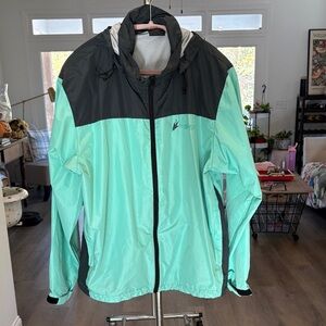 Women's Mint and Gray Ski Jacket